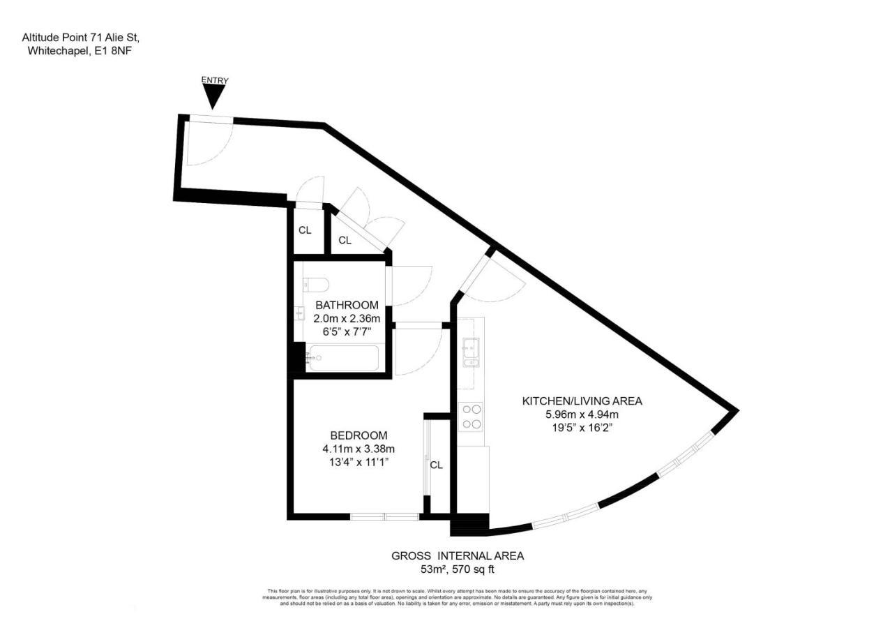 Appartamento Mysquare One Bedroom In Aldgate *